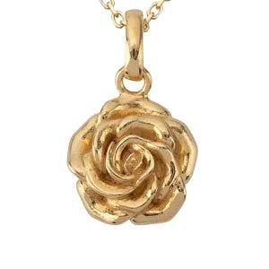 Gold - June Rose Birthflower Charm