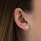 Admiral Butterfly Stud Earrings - Gold