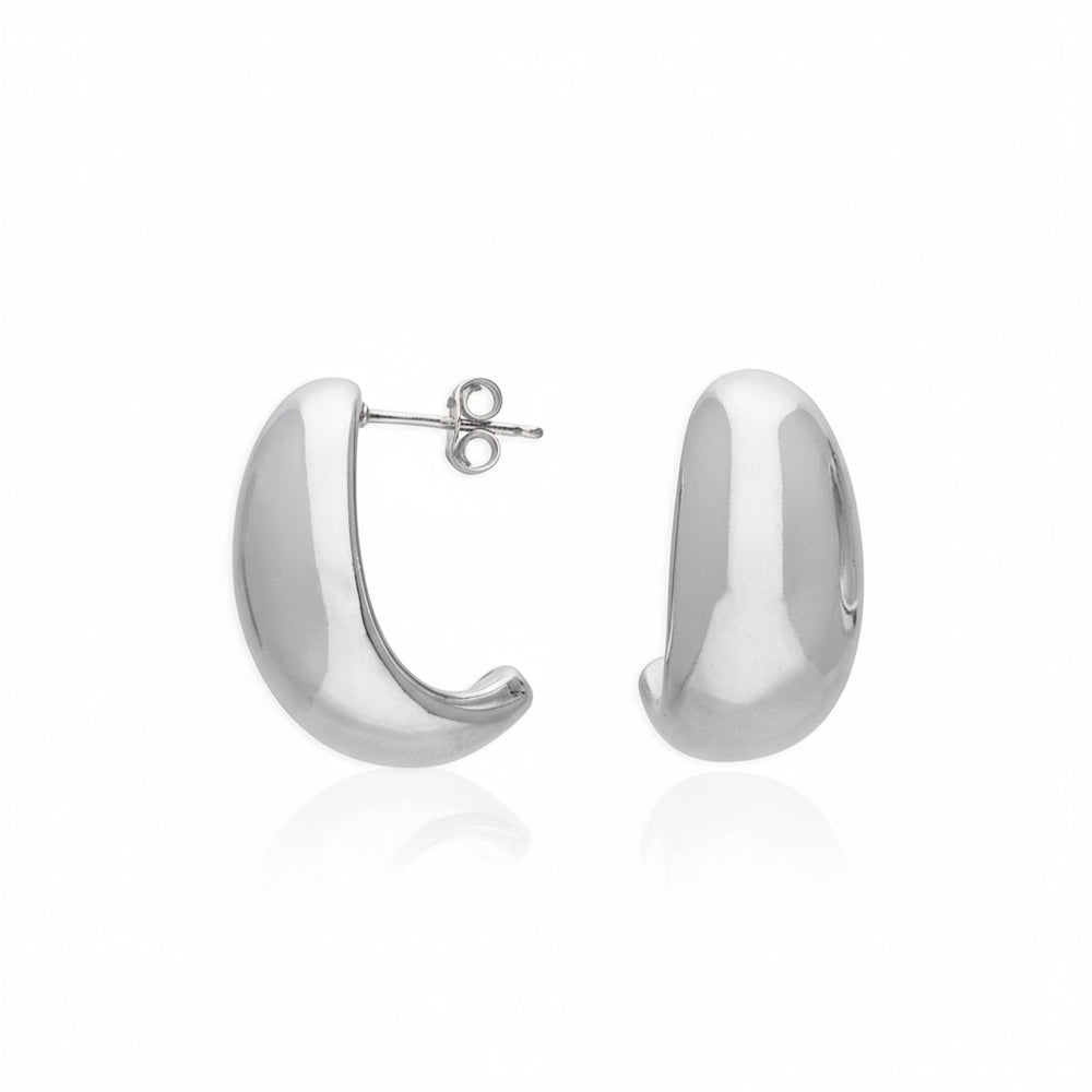 Crescent Stud Earrings