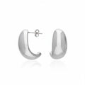 Crescent Stud Earrings