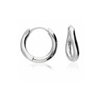 Soft Twist Huggie Earrings - 18ct Gold