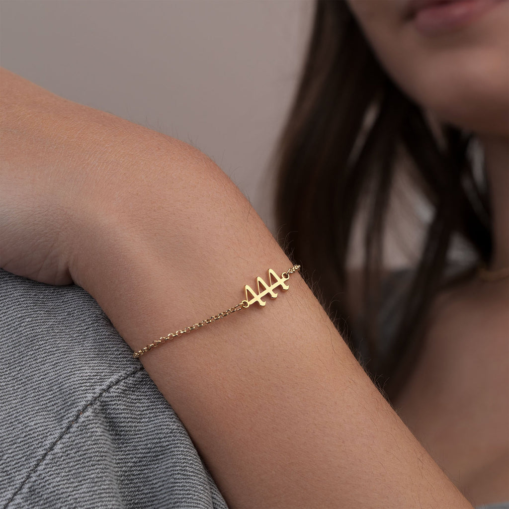 Angel Number Bracelet - Vermeil / Style 1