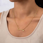 Esme Name Necklace - Solid Silver / Style 2