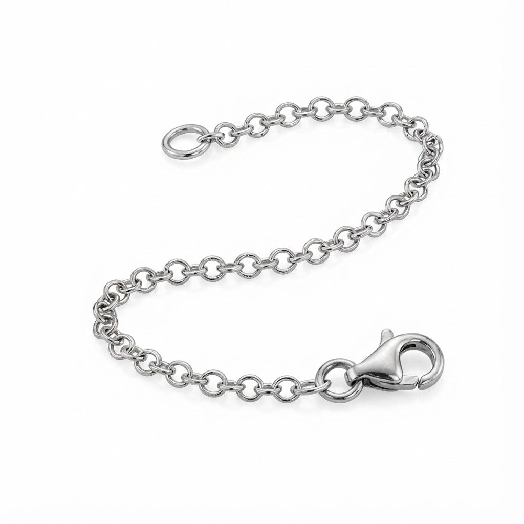 Silver 4 Inch Chain Extender