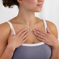 Star-Set Cubic Zirconia Heart Necklace