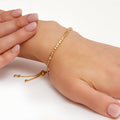 Cube Bead Slider Bracelet
