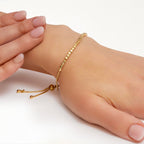 Cube Bead Slider Bracelet