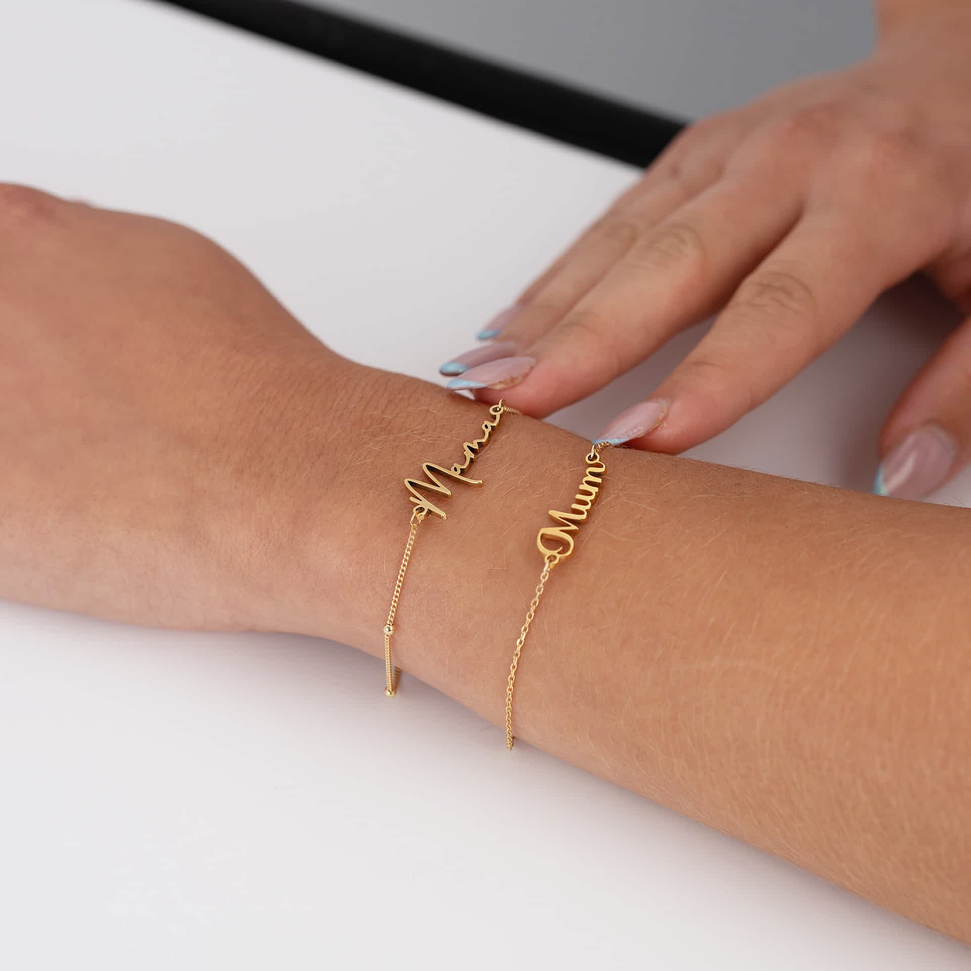 To the Beautiful Mum-to-Be Bracelet Set - Vermeil / Style 3