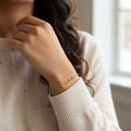 Personalised Name Bracelet - Vermeil / Style 2