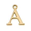 A Gold Letter Charm