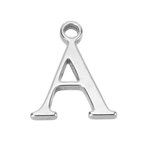 Un colgante de plata