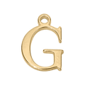 G Gold Letter Charm