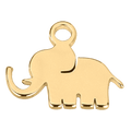 Gold Lucky Elephant Pendant