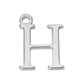 H Silver Pendant