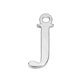 J Silver Pendant