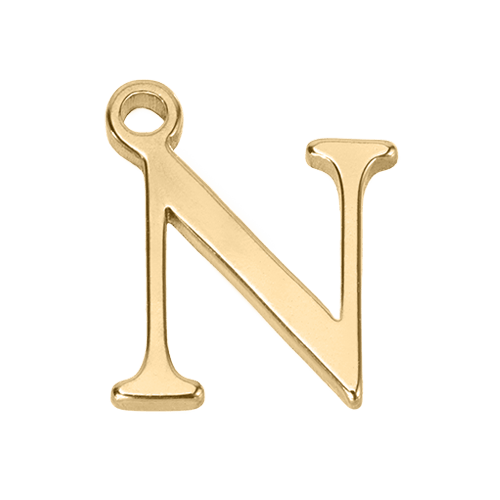 N Gold Pendant