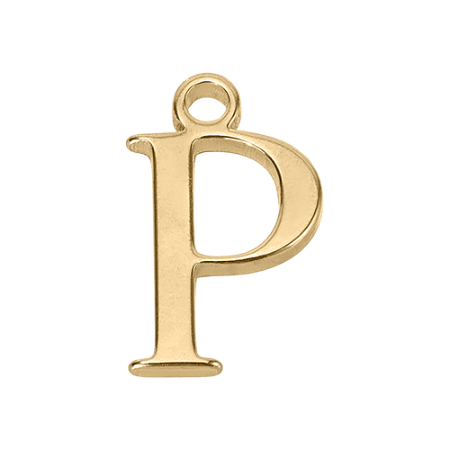 Colgante de oro P