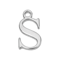 S Silver Pendant