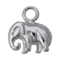 Dije de elefante de plata
