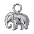Silver Elephant Charm