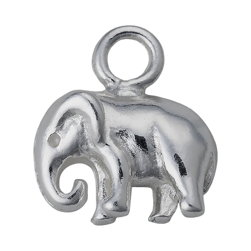 Silver Elephant Kids Charm