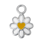 Silver Flower Charm
