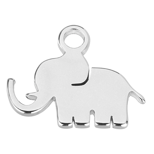 Silver Lucky Elephant Pendant