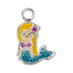 Silver Mermaid Charm