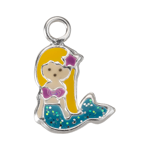 Silver Mermaid Kids Charm