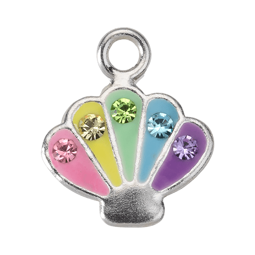Silver Seashell Kids Charm