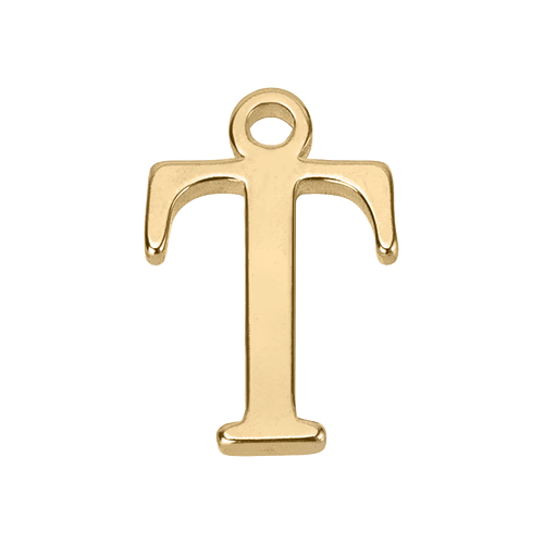 T Gold Pendant