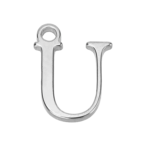 U Silver Pendant
