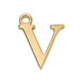 Colgante en oro con V