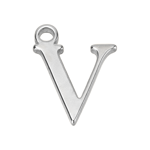 Colgante de plata en V