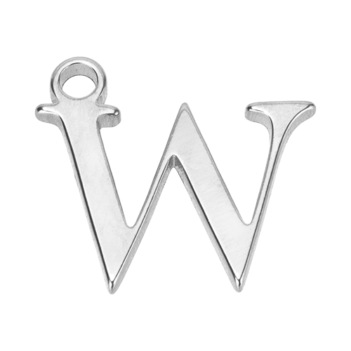 W Silver Pendant