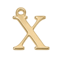 X Gold Pendant