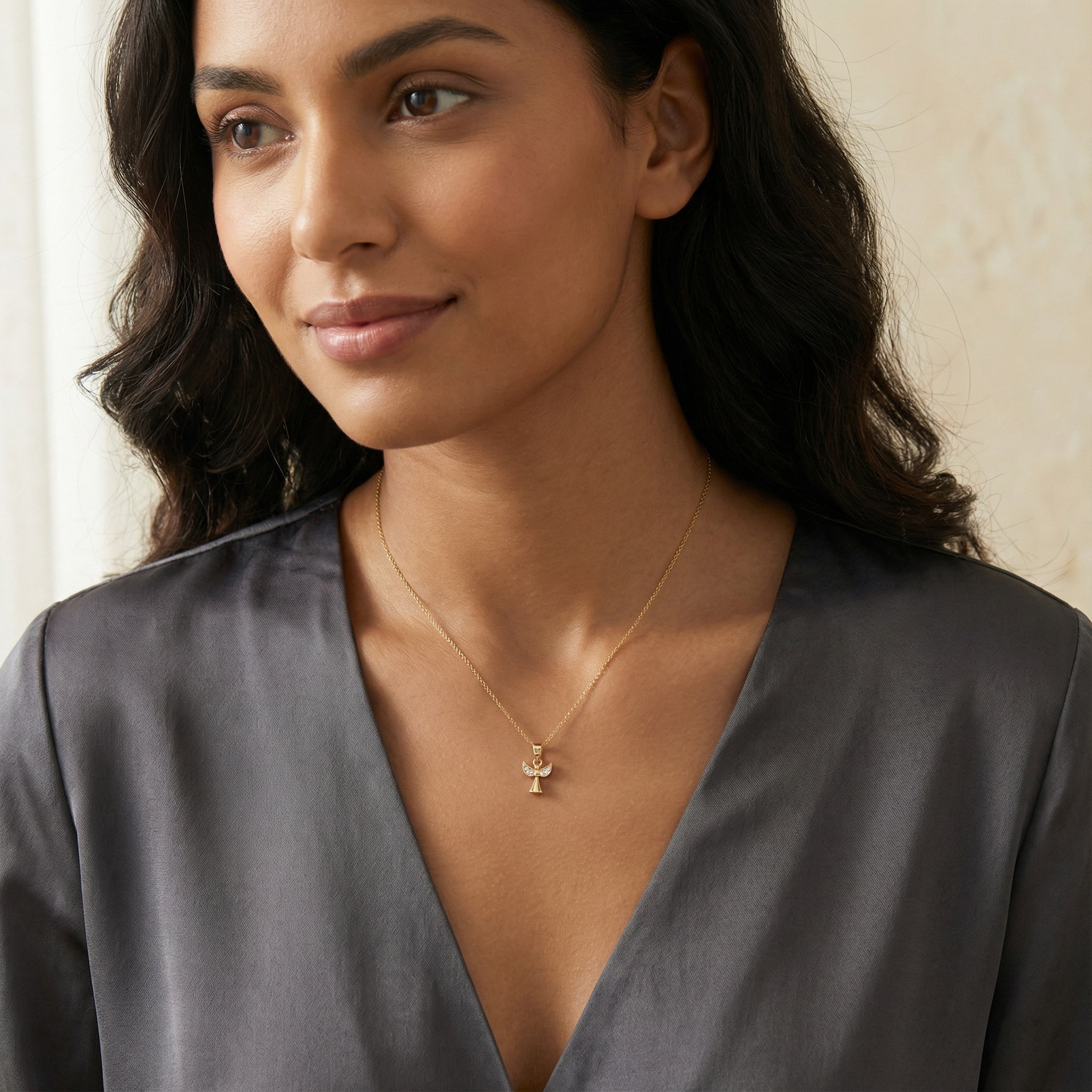 Guardian Angel Necklace - Sterling Silver / Style 3