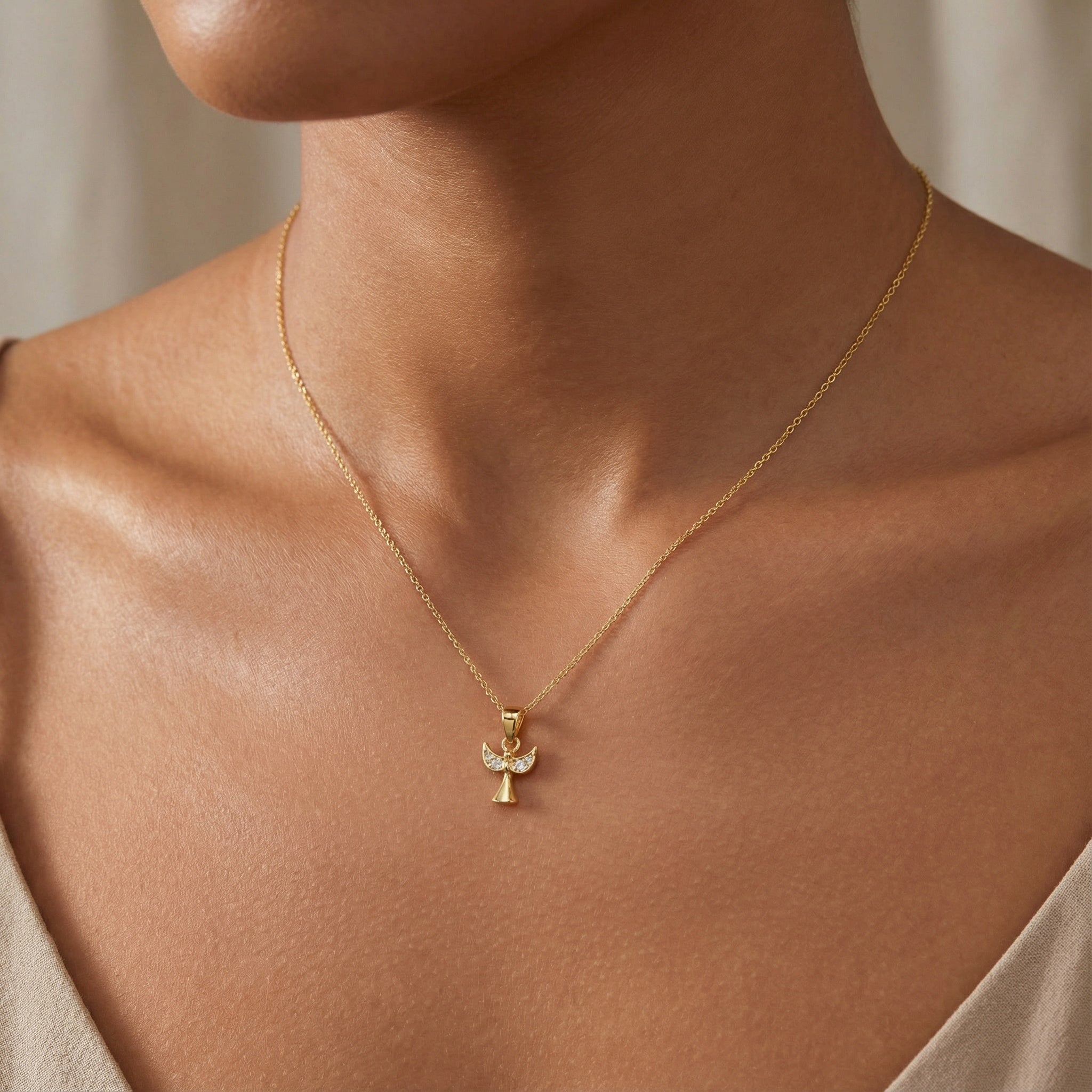 Guardian Angel Necklace - Sterling Silver / Style 3