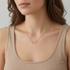 Infinity & Heart Necklace - Solid Silver / Style 1