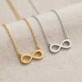 Infinity Necklace - Solid silver / Style 2