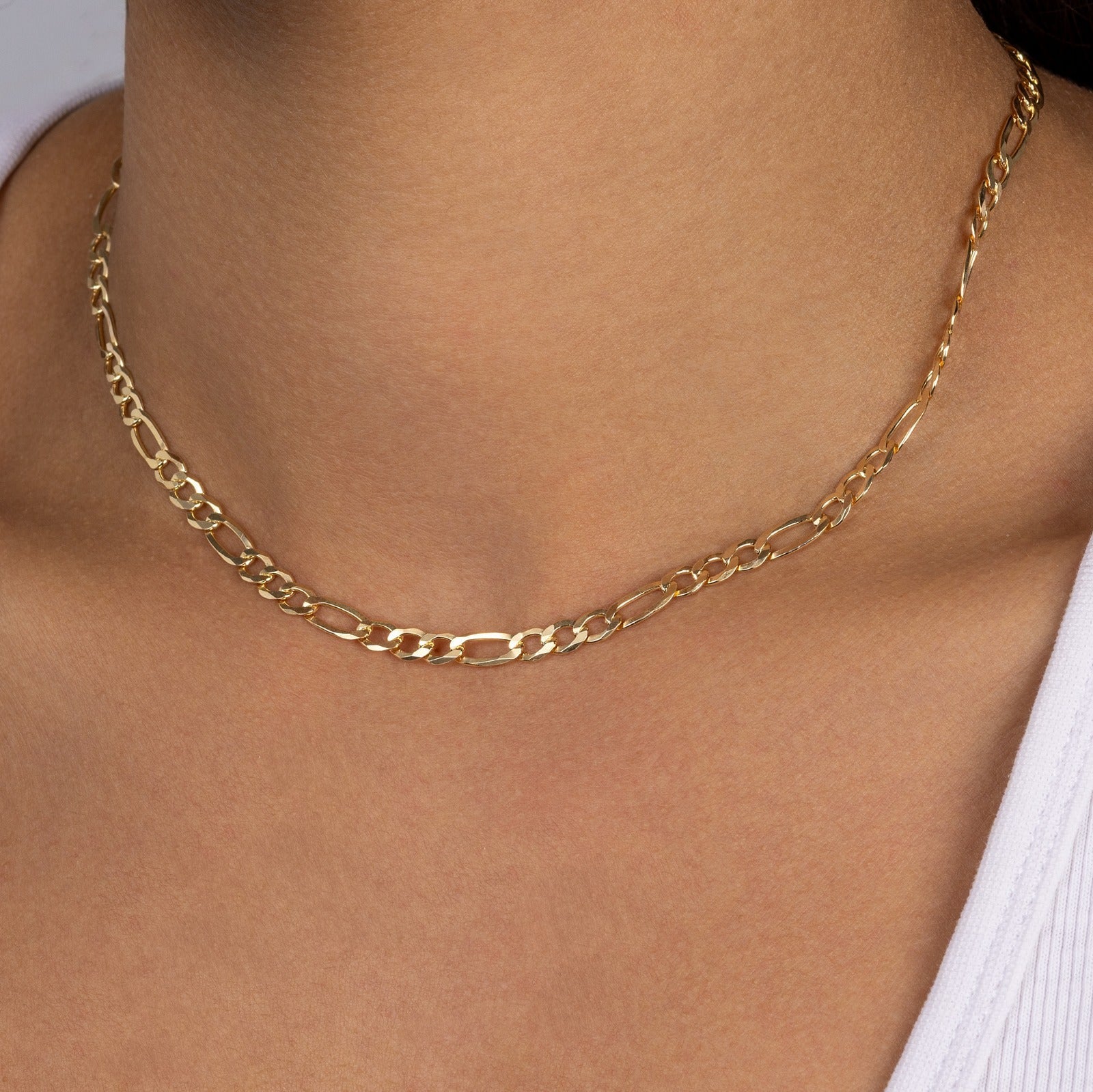 Round & Oval Link Necklace