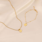 St Christopher Heart Bracelet