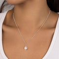 Collar con dije de perla de agua dulce