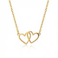 Infinity Heart Pendant Necklace - Vermeil / Style 3