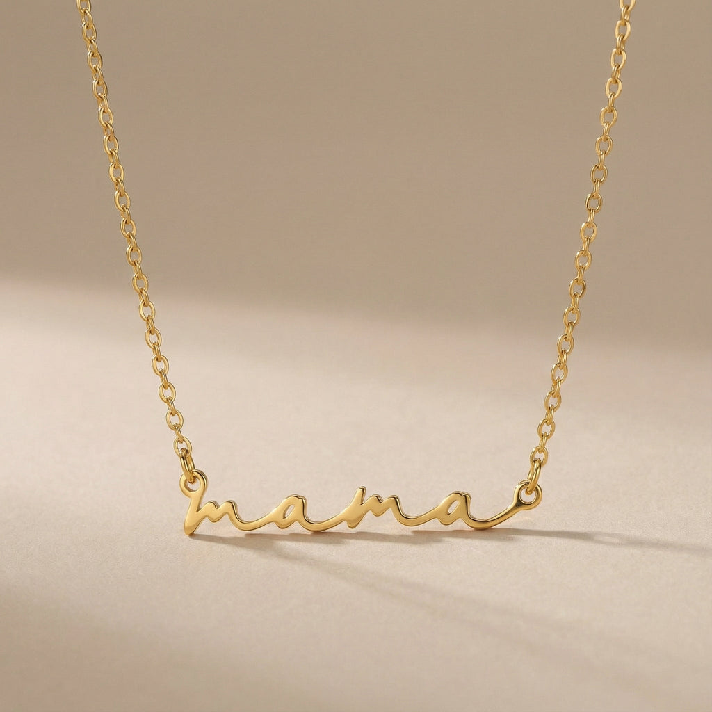 Mama Necklace - 18ct Gold / Style 3