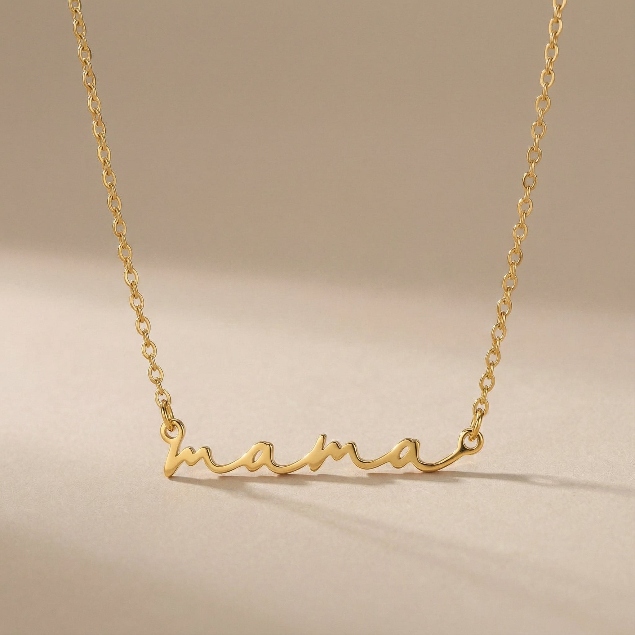 Mama Necklace - 18ct Gold / Style 2