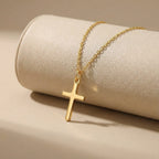 Vertical Cross Necklace