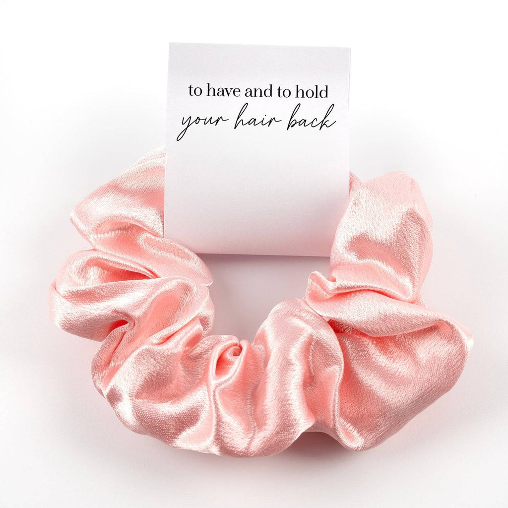 Bridesmaid Scrunchie Gift - Champagne / will you be my Bridesmaid?