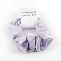 Bridesmaid Scrunchie Gift - Lilac / to have and to hold your hair back
