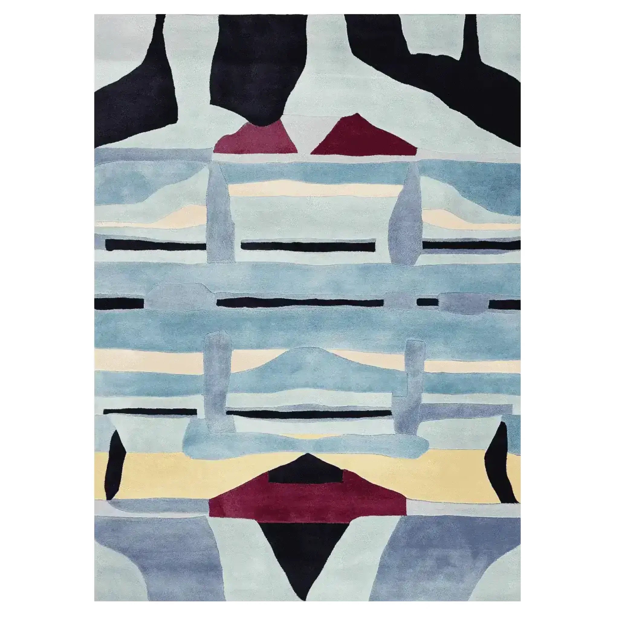 Hidden Grid Code Hand Tufted Rug